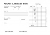 Pokladní složenka do banky A6 SP