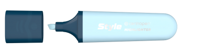 Highlighter Style 6252  modrý pastelový