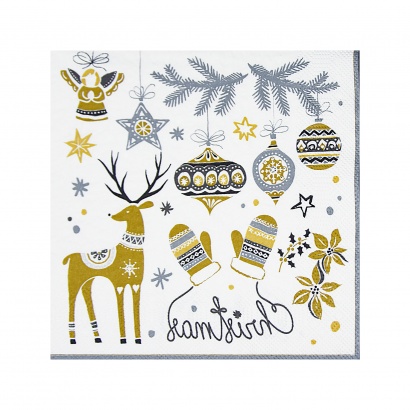 Ubrousky 33 x33 cm, Ozdoby Ubrousky 33 x33 cm, Ozdoby