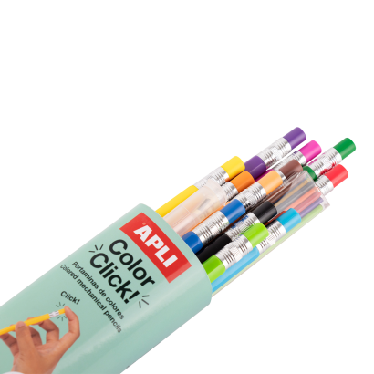 Souprava stiskacích pastelek Apli 12 barev Souprava stiskacích pastelek Apli 12 barev