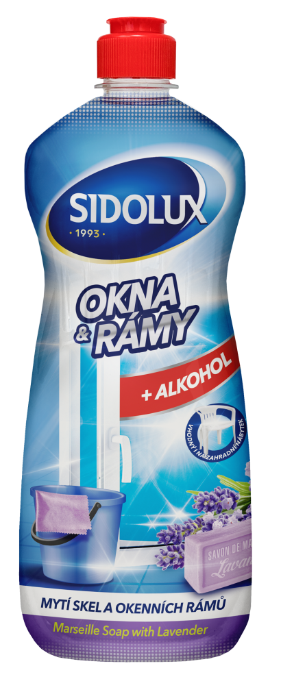 Sidolux okna a rámy Marseille Soap with Lavender 1 l